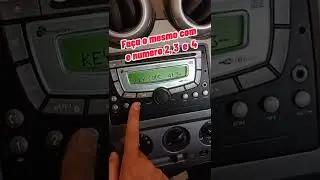 R&aacute;dio Ford c&oacute;digo
