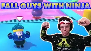 PLAYING FALL GUYS WITH NINJA (outfit)
