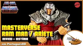 Ram Man / Ar&iacute;ete - Masters of the Universe Masterverse New Eternia - Review em PT/BR