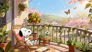 Snoopy Coffee & Lofi ☕ Gentle Beats for Relaxing, Studying &  Stress Relief