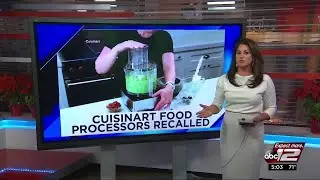 VIDEO: 8 million Cuisinart food processors recalled