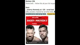 Bellator 256 - Bader vs Machida 2 - Carmouche vs Porto - odds, bets, predictions, picks, handicap