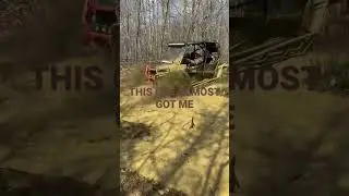 This mud hole almost got me. #rzr900 #mudding #rzrlife #stuckinmud