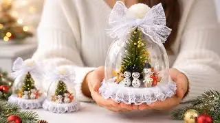 ♻️Don’t Throw Away Plastic Bottles — I Turned One into a Beautiful Christmas Gift