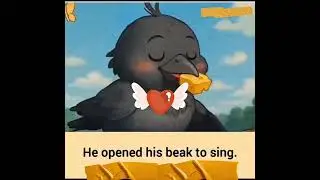 A clever fox and foolish crow story for kids#kidsvideo 
