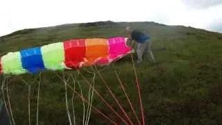 1980's vintage Sportlite 280ET paraglider flies again!