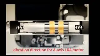 How is a X Axis linear motor vibration in a smart phone?