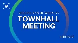 Peerplays Bi-Weekly Townhall Meeting October 3, 2023