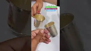New designer beautiful silver tea cup with 65% discount on instant order #silvercup#silverutensils