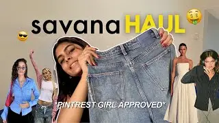 SAVANA HAUL! *Pintresty finds* | DENIM, tops + dresses