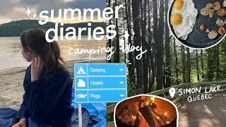 summer diaries | camping in quebec, beach, hiking