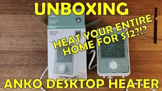 Unboxing and teardown ANKO 600W Desktop Heater