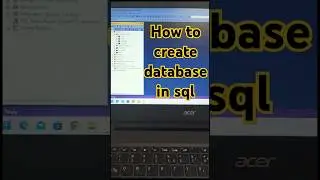 How To create database in sql | SQL database questions day -1 #sql