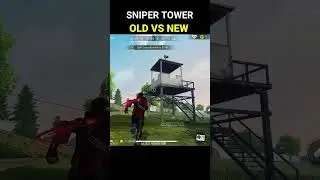 OLD VS NEW 🔥 SNIPER TOWER | GARENA FREE FIRE #srikantaff #freefire