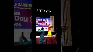 singer Srinidhi garu sang an event #famous folk singer # telangana state formation day celebrations