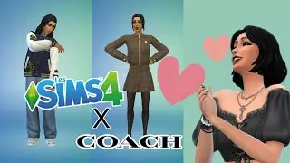 Des nouveaux v&ecirc;tements GRATUITS! On d&eacute;couvre la collab LES SIMS4 x COACH !