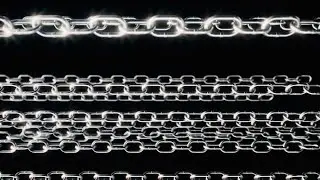 3D Chrome metal chain Animation Background video , No Copyright || Stock Footage
