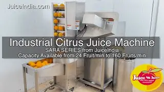 Industrial Orange Juice Machine, Juicing Citrus Made Easy!