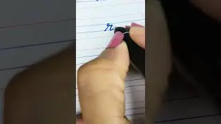 How to write a small letter r in cursive handwriting #cursivewriting #cursive #cursivehandwriting