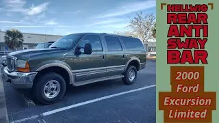 Задний стабилизатор поперечной устойчивости Excursion, F250, F350 Hellwig. Как установить. 4x4, 5...