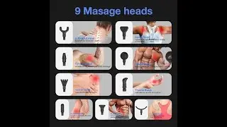 🔥Muscle Massage Gun for Athletes Handheld Electric Deep Tissue Back Massager gun🔥 #amazoneproduct