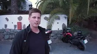 This is how Roman enjoyed Gran Canaria on a rented motorcycle