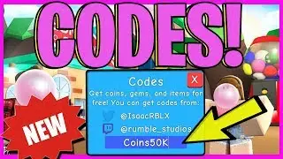 BUBBLEGUM SIMULATOR CODES 🍬 ROBLOX *NEW*