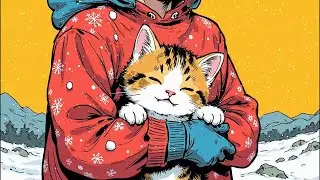 Healing Winter Lofi Cat ❄️🐾 | Warm Chill Beats for Anxiety Relief, Sleep & Calm Vibes
