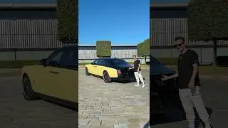 World&rsquo;s Only $20 Million Goldfinger Rolls-Royce! 🤑 @sbxcars  #rollsroyce #jamesbond #goldfinger