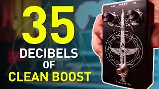 Best clean boost pedal? Lichtlaerm Audio Aesahaettr - 35db of clean boost! Demo | Review