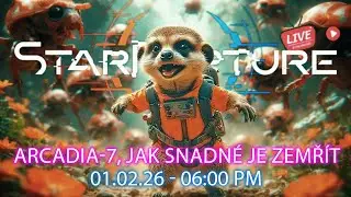 🔴STARRUPTURE | PRŮZKUM NEZNÁMA, TĚŽBA A ÚTĚK PŘED BROUKY 🐜🚀 !DONO !MERCH !SMARTY