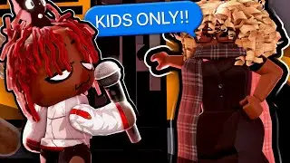 I Snuck Into A KIDS ONLY RAP SERVER... (Roblox Voice Chat)