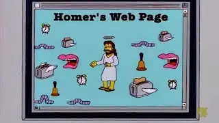 The Simpsons - Homer's Web Page