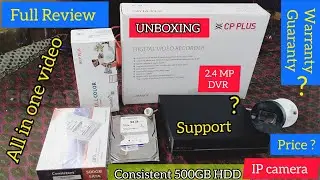 CP PLUS 2.4 MP DVR UNBOXING | REVIEW PRICE WARRANTY |  EXPLAINED IN HIND