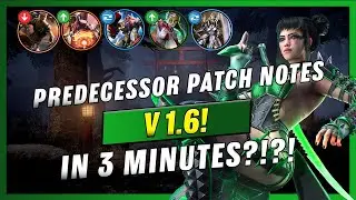 Predecessor V1.6 Patch Notes in Under 3 Minutes - Buffs, Nerfs, Item Reworks, ETC.