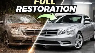 ASMR Car Restoration! 2006 Mercedes-Benz S-Class Full Restoration