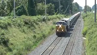 20190916 September 16 2019 CSX intermodal train Q032 ES44AC-H rear DPU CP Berry Trenton Line