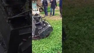 Jonova Excavator Flail head mower testing1
