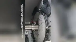 Demonstration of coal mine waste residue dewatering effect carrara spiral sludge dewatering machine