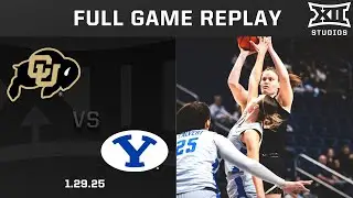 Colorado vs. BYU (1.29.25) Full Game Replay | 2024-25 Big 12 Women's Basketball