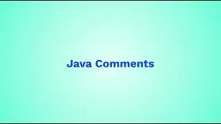 Java Comments Explained | Single-line, Multi-line & JavaDoc Comments 🚀