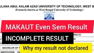 Makaut even sem result declared | Big updates 😯🔥#makaut #evensemester