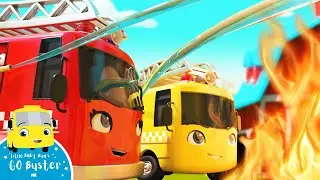 WOW! Buster Fights Fire, What A Brave Guy! | Go Buster! | Cartoons for Kids | Funny Videos