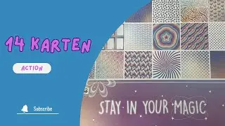 ACTION! 14 Karten ein neuer 30x30 Block - Stay in your magic - Craft Sensations