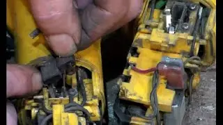 Dewalt 4206 grinder, designed failure. Making one from two units.