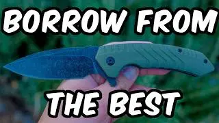 An Every Day Carry folder from BARRYSAIL- Can you see who inspired this Amazon branded knife?