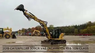 2019 CATERPILLAR 309CR VAB EXCAVATOR 10.5 TON CLASS