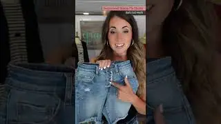 Repurposed Button Fly Shorts - Fit & Style | Grace and Lace
