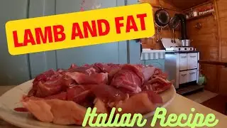 Ricetta della Nonna -Agnello Cacio e Uova- Lamb and Eggs-con Raccolta di Cicoria NOTALKING -NODRONE-
