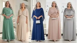 A Timeless Chiffon Cape Overlay Gown Collection for Formal Weddings | AI Concept 🟣